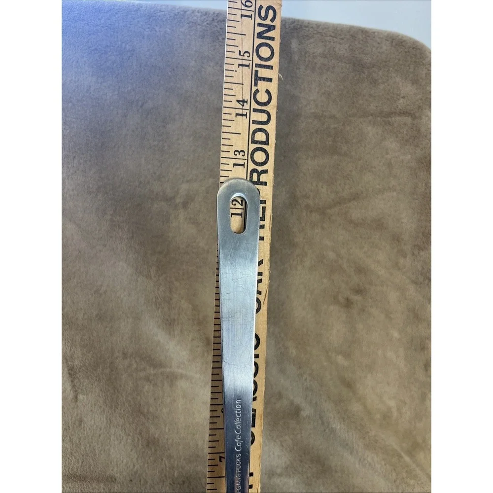Wolfgang Puck‎ Cafe Collection Slotted Stainless Steel Spatula, 12.75, Gourmet